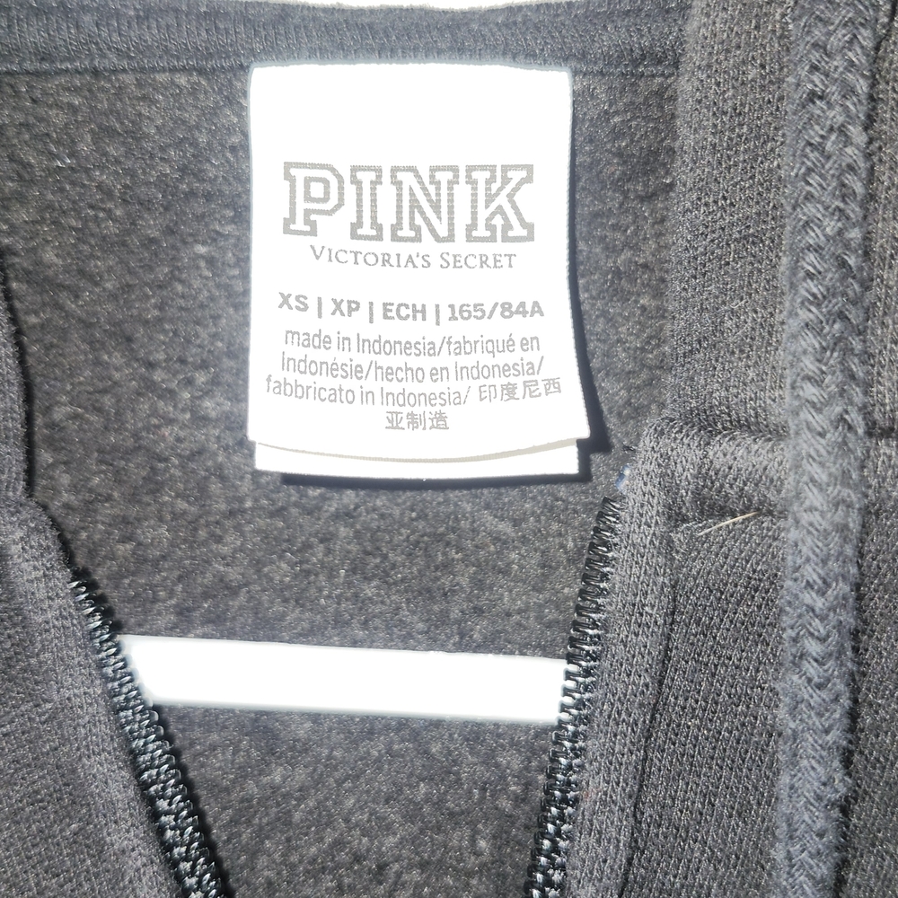 PINK Victoria's Secret Kids Hoodie in Black girl woman kit - Picture 3 of 3